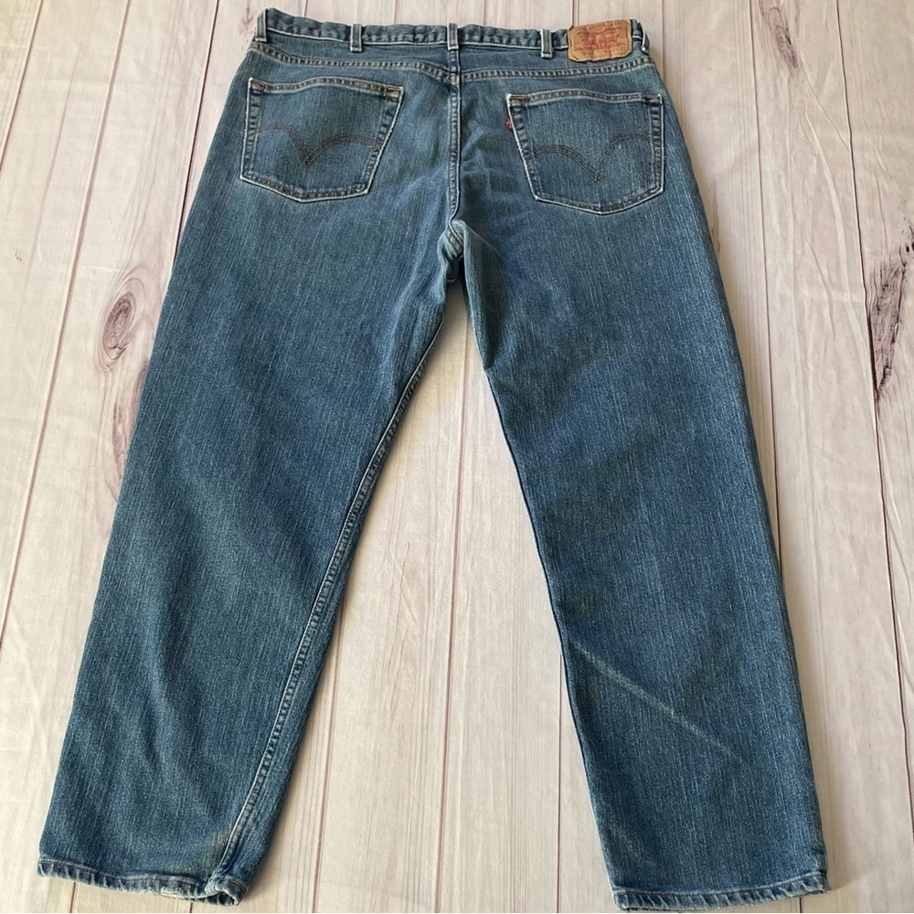 Vintage 2003 Levi’s 550 Relaxed Fit Jeans Men’s 40x32 Straight Baggy Y2K Grunge - Picture 2 of 16